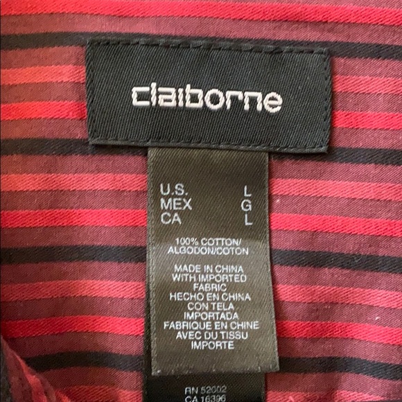 claiborne plaid long sleeves - Picture 2 of 2
